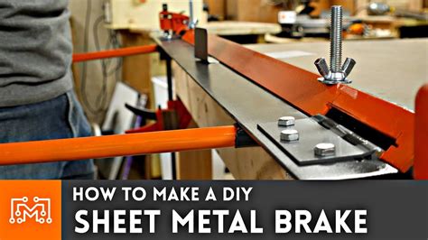 build sheet metal brake|homemade sheet metal bending brake.